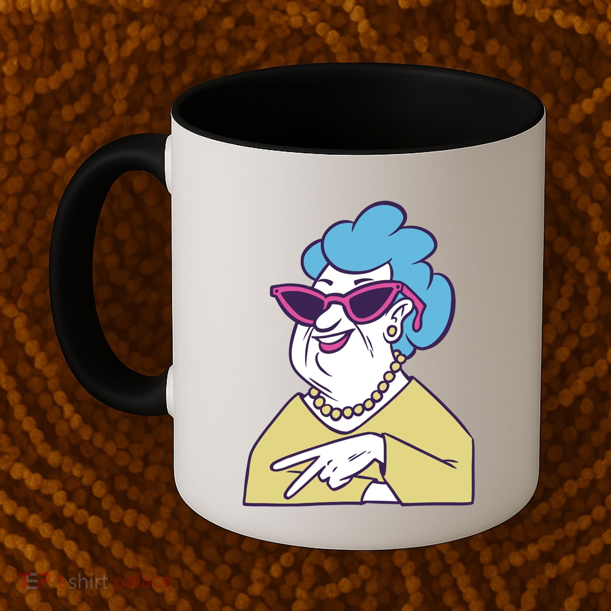 Cool Grandma Peace Sign Coffee Mug
