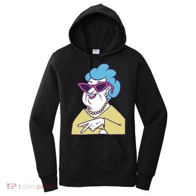 Cool Grandma Peace Sign Women's Hoodie