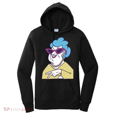 Cool Grandma Peace Sign Women's Hoodie