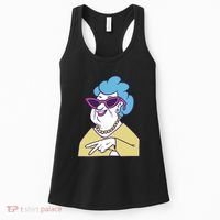 Cool Grandma Peace Sign Women's Tank Top thumb 0