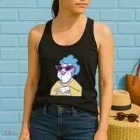 Cool Grandma Peace Sign Women's Tank Top thumb 2