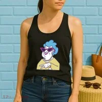 Cool Grandma Peace Sign Women's Tank Top thumb 2