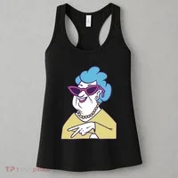 Cool Grandma Peace Sign Women's Tank Top thumb 3