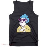 Cool Grandma Peace Sign Tank Top thumb 0