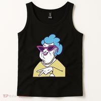 Cool Grandma Peace Sign Tank Top thumb 2