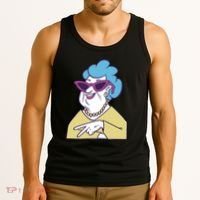Cool Grandma Peace Sign Tank Top thumb 3