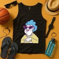 Cool Grandma Peace Sign Tank Top thumb 4