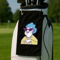 Cool Grandma Peace Sign Golf Towel thumb 2