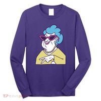 Cool Grandma Peace Sign Long Sleeve Shirt thumb 0