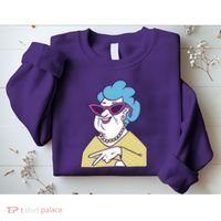 Cool Grandma Peace Sign Sweatshirt thumb 2