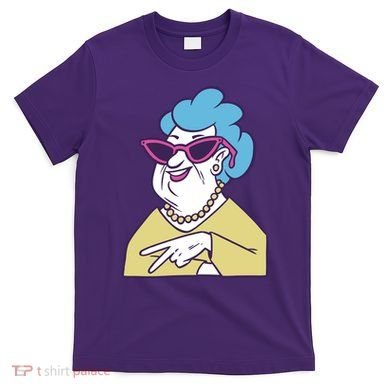 Cool Grandma Peace Sign T-Shirt