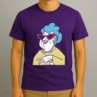 Cool Grandma Peace Sign T-Shirt thumb 3