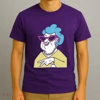Cool Grandma Peace Sign T-Shirt thumb 3
