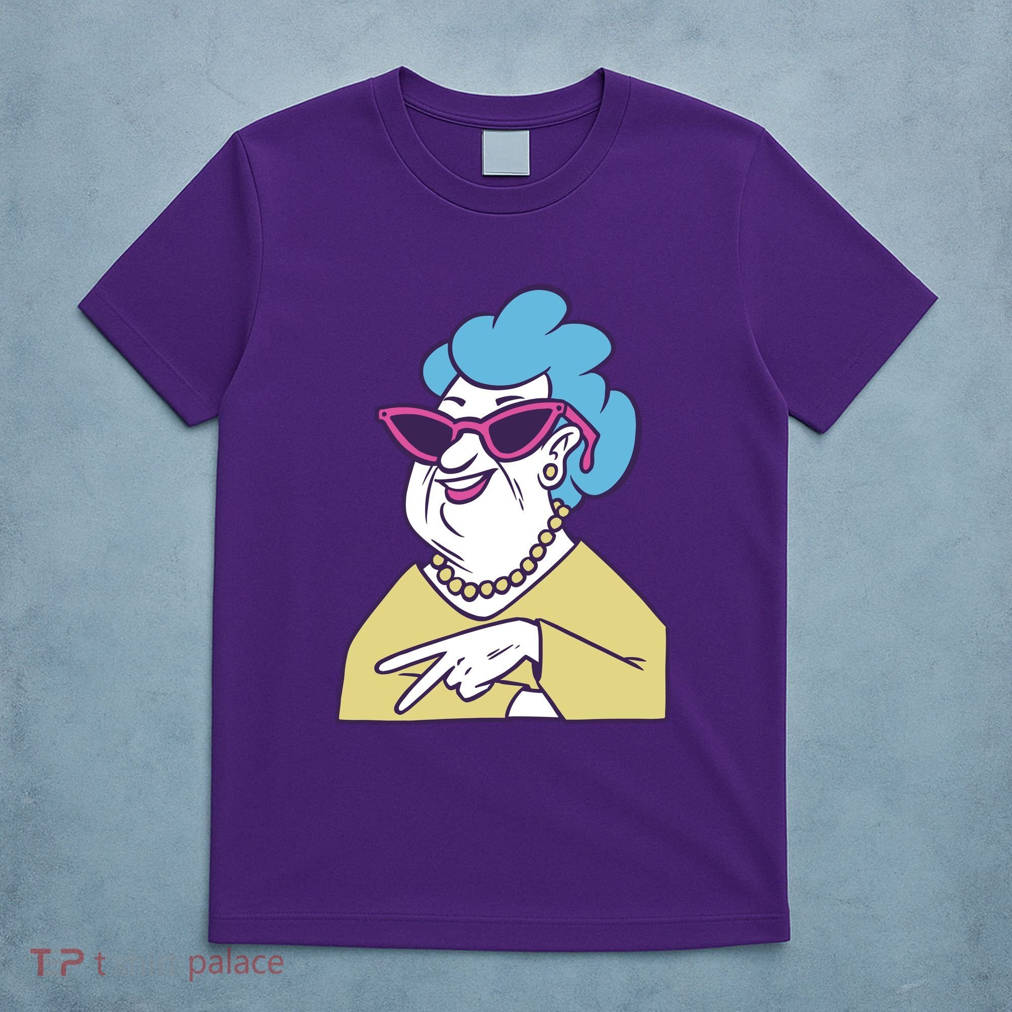 Cool Grandma Peace Sign T-Shirt