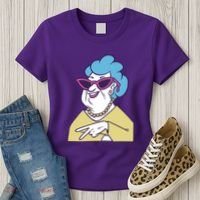 Cool Grandma Peace Sign Women's T-Shirt thumb 3