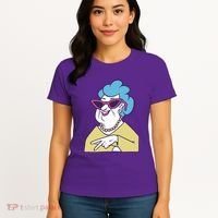 Cool Grandma Peace Sign Women's T-Shirt thumb 4