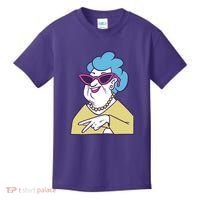Cool Grandma Peace Sign Kids T-Shirt thumb 0
