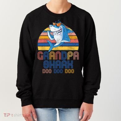 Cool Grandpa Shark Doo Doo Doo Women's Sweatshirt