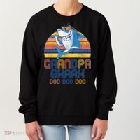 Cool Grandpa Shark Doo Doo Doo Women's Sweatshirt thumb 0