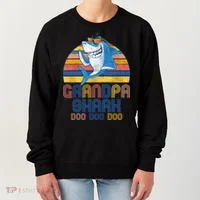 Cool Grandpa Shark Doo Doo Doo Women's Sweatshirt thumb 0