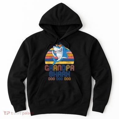 Cool Grandpa Shark Doo Doo Doo Hoodie