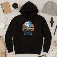 Cool Grandpa Shark Doo Doo Doo Hoodie thumb 3