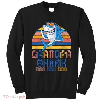 Cool Grandpa Shark Doo Doo Doo Sweatshirt