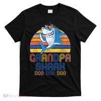 Cool Grandpa Shark Doo Doo Doo T-Shirt thumb 0