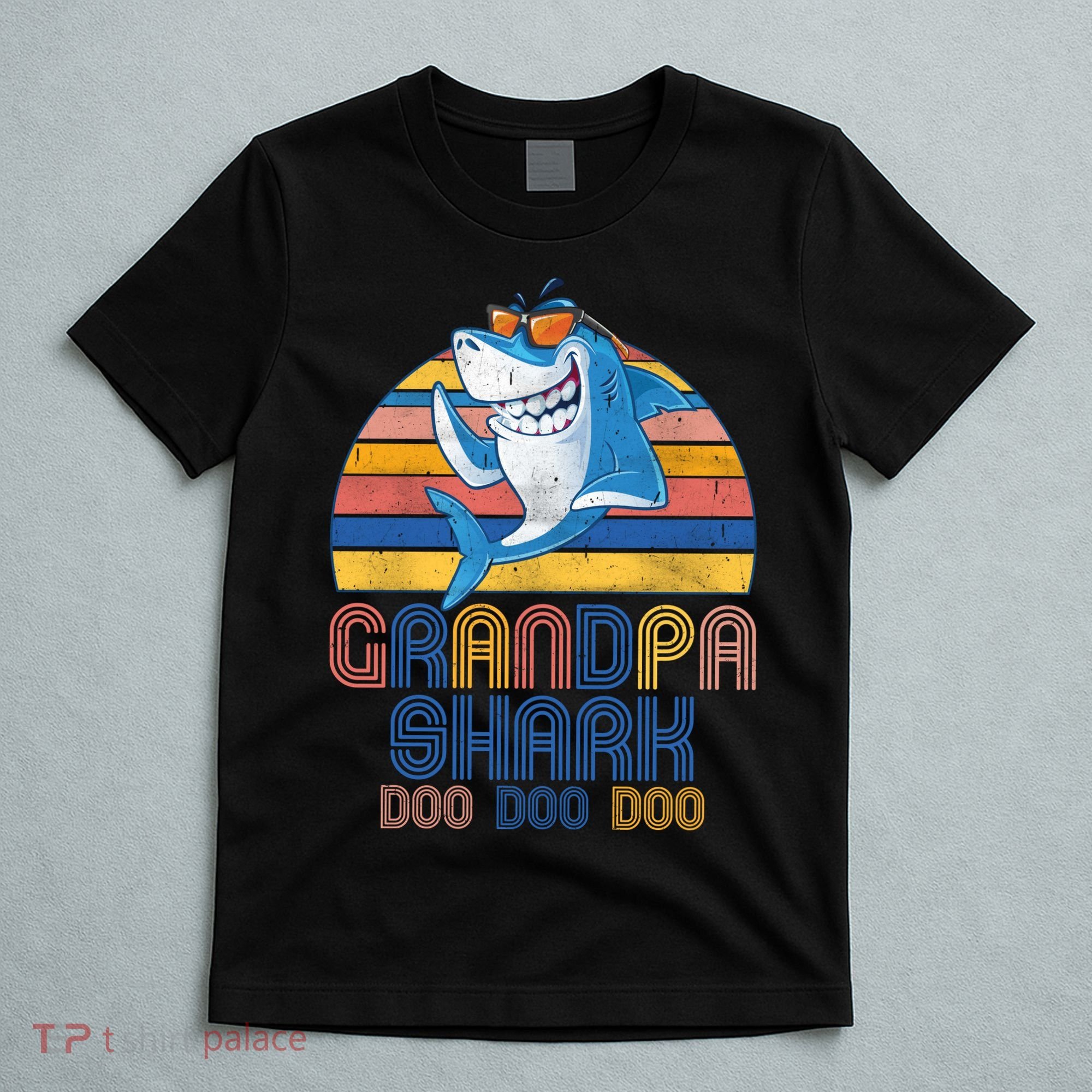 Cool Grandpa Shark Doo Doo Doo T-Shirt
