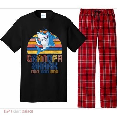 Cool Grandpa Shark Doo Doo Doo Pajama Set