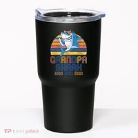 Cool Grandpa Shark Doo Doo Doo Tumbler thumb 0