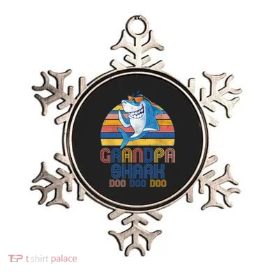 Cool Grandpa Shark Doo Doo Doo Ornament