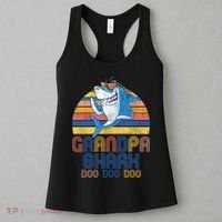 Cool Grandpa Shark Doo Doo Doo Women's Tank Top thumb 3