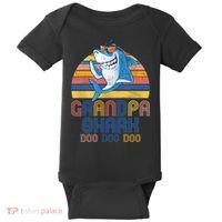 Cool Grandpa Shark Doo Doo Doo Baby Bodysuit thumb 0