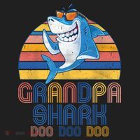 Cool Grandpa Shark Doo Doo Doo Hat thumb 2