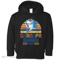 Cool Grandpa Shark Doo Doo Doo Toddler Hoodie thumb 0
