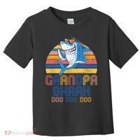 Cool Grandpa Shark Doo Doo Doo Toddler T-Shirt thumb 0