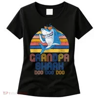 Cool Grandpa Shark Doo Doo Doo Women's T-Shirt thumb 0