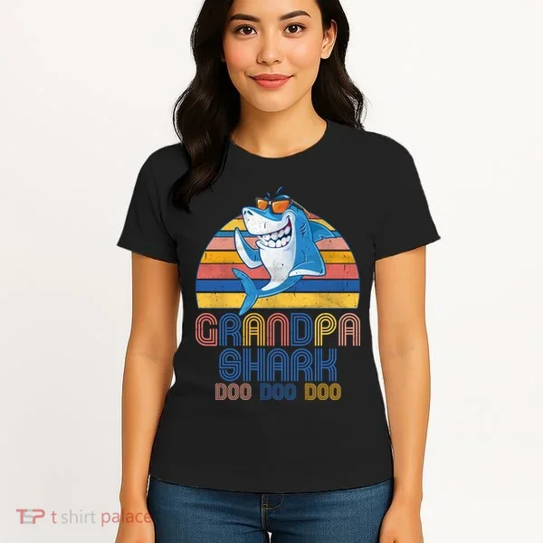 Cool Grandpa Shark Doo Doo Doo Women's T-Shirt