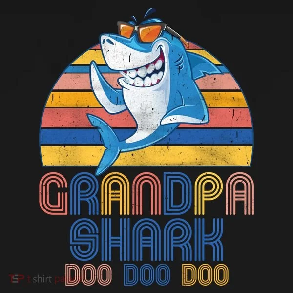 Cool Grandpa Shark Doo Doo Doo Women's T-Shirt
