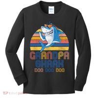Cool Grandpa Shark Doo Doo Doo Kids Long Sleeve Shirt thumb 0