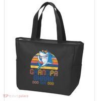 Cool Grandpa Shark Doo Doo Doo Tote Bag thumb 3