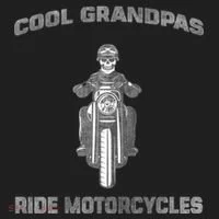 Cool Grandpas Ride Motorcycles Women's Sweatshirt thumb 2