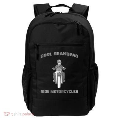 Cool Grandpas Ride Motorcycles Backpack