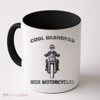 Cool Grandpas Ride Motorcycles Coffee Mug thumb 0