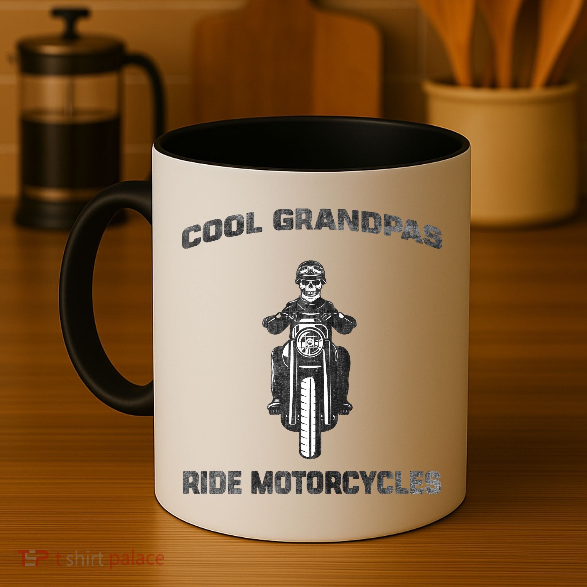 Cool Grandpas Ride Motorcycles Coffee Mug