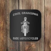 Cool Grandpas Ride Motorcycles Coaster thumb 0