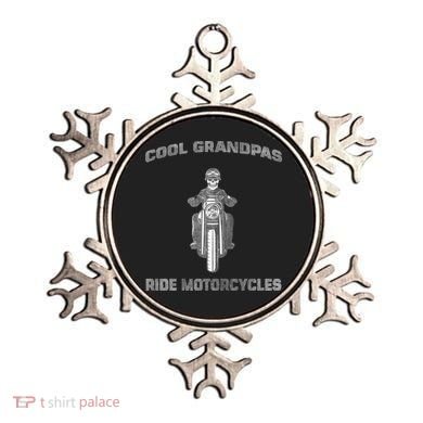 Cool Grandpas Ride Motorcycles Ornament