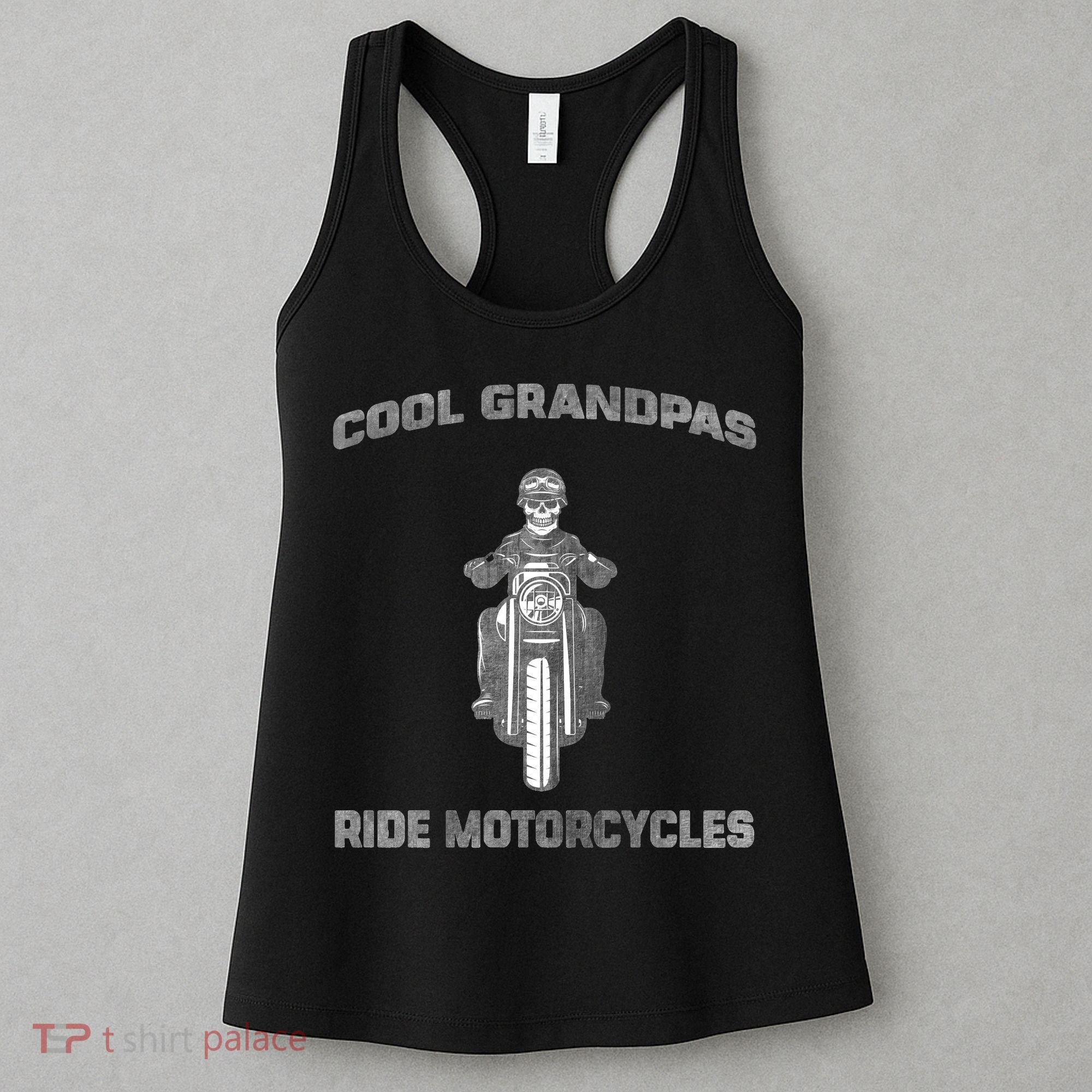 Cool Grandpas Ride Motorcycles Women's Tank Top