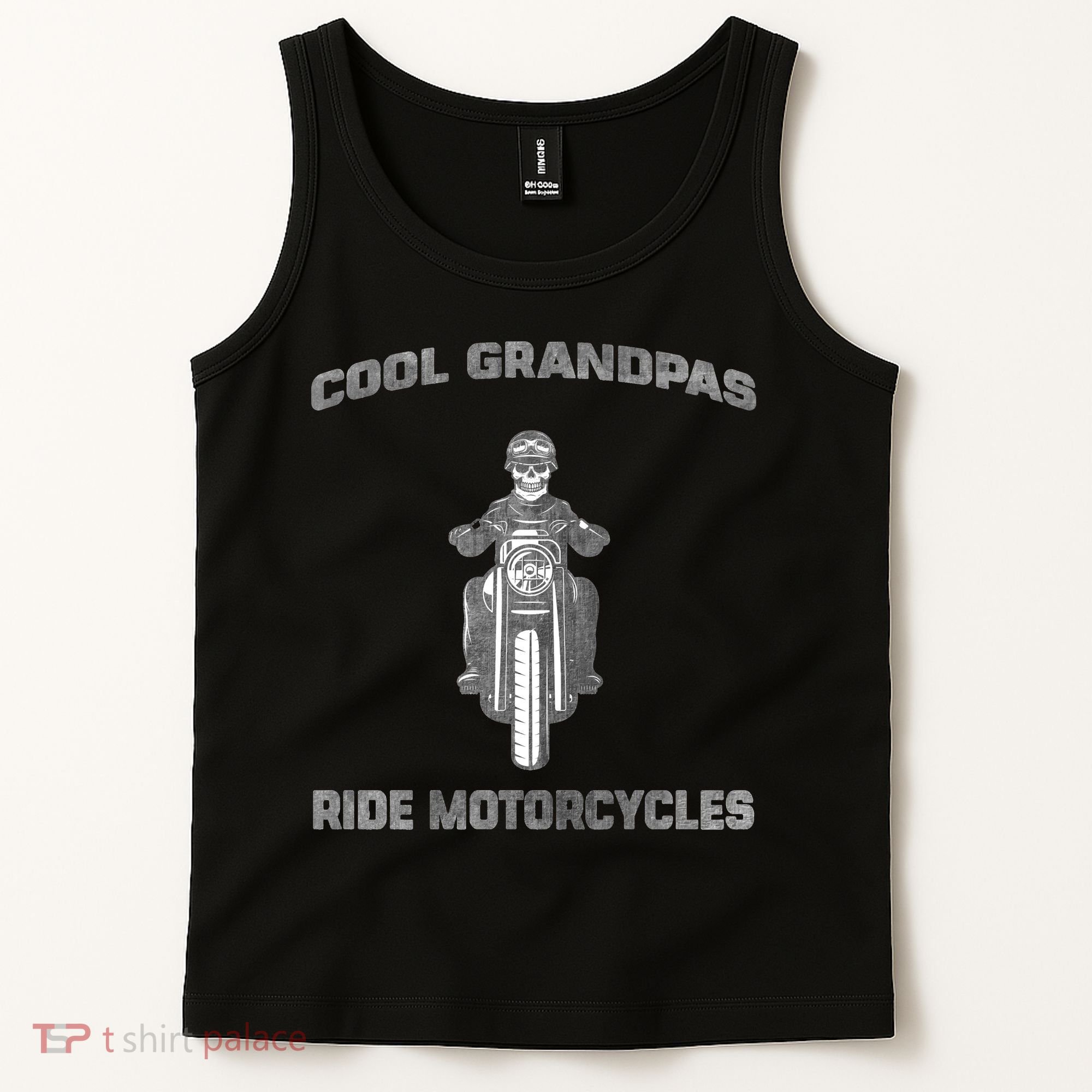 Cool Grandpas Ride Motorcycles Tank Top